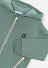 Mayoral Erkek Çocuk Fermuarlı Kapüşonlu Sweatshirt Yeşil 3442