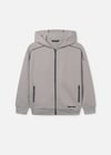 Mayoral Erkek Çocuk Fermuarlı Kapüşonlu Sweatshirt Ceket Taş 6417