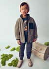 Mayoral Erkek Çocuk Fermuarlı Sweatshirt Vizon 4425