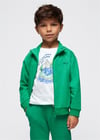 Mayoral Erkek Çocuk Fermuarlı Sweatshirt Yeşil 3489