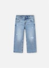 Mayoral Erkek Çocuk Geniş Paça Kot Pantolon Mavi 4565