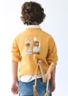 Mayoral Erkek Çocuk Kabartmalı Sweatshirt Hardal 3434