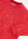 Mayoral Erkek Çocuk Kabartmalı Sweatshirt Kırmızı 3434