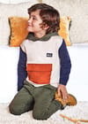 Mayoral Erkek Çocuk Kapüşonlu Sweatshirt Bej 4421