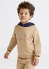 Mayoral Erkek Çocuk Kapüşonlu Sweatshirt Vizon 3404