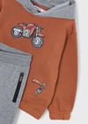 Mayoral Erkek Çocuk Kapüşonlu Sweatshirt Eşofman Takımı Kiremit 4806