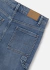 Mayoral Erkek Çocuk Maksi Cepli Denim Şort Koyu Mavi 6204