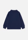 Mayoral Erkek Çocuk Polo Yaka Sweatshirt Lacivert 4402