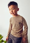 Mayoral Erkek Çocuk Sweatshirt Kahverengi 4082