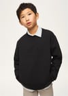 Mayoral Erkek Çocuk Sweatshirt Siyah 7410