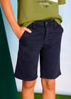 Mayoral Erkek Çocuk Twill Şort Lacivert 6206