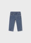 Mayoral Kız Bebek Basic Denim Kot Pantolon Mavi 576