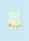 Mayoral Kız Bebek Baskılı Elbise Mint 1833