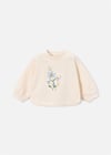 Mayoral Kız Bebek Baskılı Sweatshirt Ekru 1495