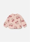 Mayoral Kız Bebek Baskılı Sweatshirt Gül Kurusu 1495