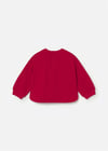 Mayoral Kız Bebek Baskılı Sweatshirt Kırmızı 1495
