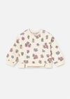 Mayoral Kız Bebek Baskılı Sweatshirt Krem 2433