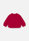 Mayoral Kız Bebek Baskılı Sweatshirt Kırmızı 1495