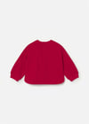 Mayoral Kız Bebek Baskılı Sweatshirt Kırmızı 1495