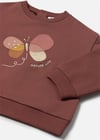 Mayoral Kız Bebek Desenli Sweatshirt Tarçın 2430