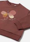 Mayoral Kız Bebek Desenli Sweatshirt Tarçın 2430