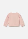 Mayoral Kız Bebek Fermuarlı Sweatshirt Pudra 1491