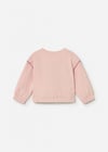 Mayoral Kız Bebek Fermuarlı Sweatshirt Pudra 1491