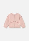 Mayoral Kız Bebek Fermuarlı Sweatshirt Pudra 1491