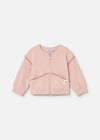 Mayoral Kız Bebek Fermuarlı Sweatshirt Pudra 1491