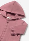 Mayoral Kız Bebek Kapüşonlu Fermuarlı Sweatshirt Gül Kurusu 1488