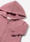 Mayoral Kız Bebek Kapüşonlu Fermuarlı Sweatshirt Gül Kurusu 1488