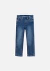 Mayoral Kız Çocuk Basic Denim Kot Pantolon Mavi 577