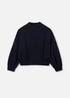 Mayoral Kız Çocuk Baskılı Fermuarlı Sweatshirt Siyah 6409