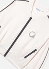 Mayoral Kız Çocuk Baskılı Fermuarlı Sweatshirt Ekru 6409