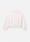 Mayoral Kız Çocuk Baskılı Fermuarlı Sweatshirt Ekru 6409