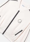 Mayoral Kız Çocuk Baskılı Fermuarlı Sweatshirt Ekru 6409