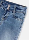 Mayoral Kız Çocuk Bol Paça Denim Pantolon Açık Mavi 3586