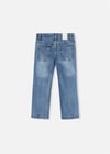 Mayoral Kız Çocuk Bol Paça Denim Pantolon Açık Mavi 3586
