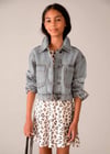Mayoral Kız Çocuk Denim Ceket Gri 6406