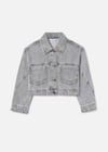 Mayoral Kız Çocuk Denim Ceket Gri 6406