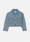 Mayoral Kız Çocuk Denim Ceket Mavi 6406