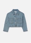 Mayoral Kız Çocuk Denim Ceket Mavi 6406