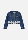 Mayoral Kız Çocuk Denim Kot Ceket 3475