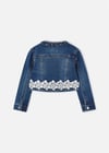 Mayoral Kız Çocuk Denim Kot Ceket 3475