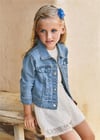 Mayoral Kız Çocuk Denim Kot Ceket Mavi 3474