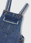 Mayoral Kız Çocuk Denim Salopet Elbise Mavi 4910