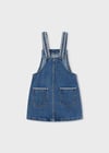 Mayoral Kız Çocuk Denim Salopet Elbise Mavi 4910