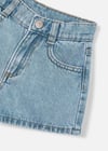 Mayoral Kız Çocuk Denim Şort Açık Mavi 236