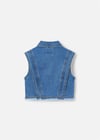 Mayoral Kız Çocuk Denim Yelek Mavi 3364