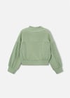 Mayoral Kız Çocuk Fermuarlı Sweatshirt Yeşil 3456